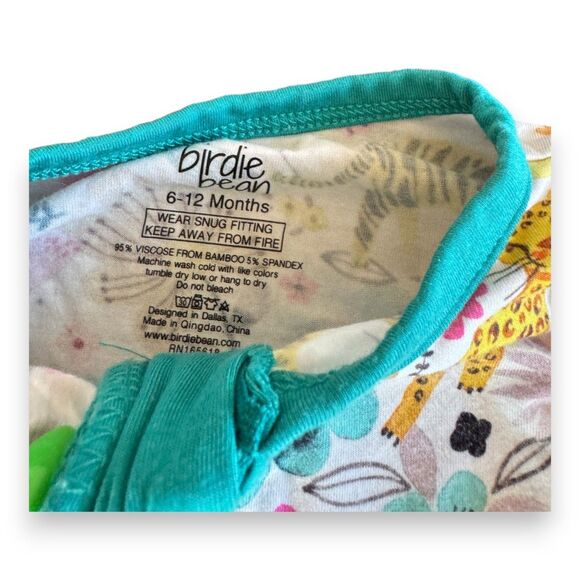 Birdie Bean Ivy Bamboo Convertible Romper 6-12 Months - Picture 3 of 3